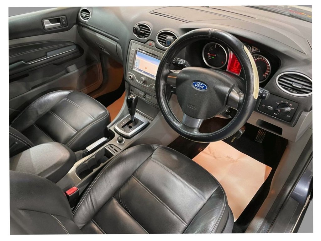 USED 2009 58 FORD FOCUS 2.0 TITANIUM 5d 145 BHP SAT NAV+FULL LEATHER+XENON+LEATHER