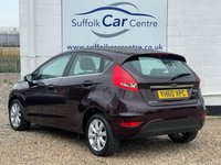 USED 2010 60 FORD FIESTA 1.2 ZETEC 5d 81 BHP www.suffolkcarcentre.co.uk - Located at Lowestoft