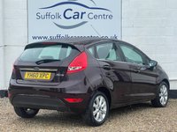 USED 2010 60 FORD FIESTA 1.2 ZETEC 5d 81 BHP www.suffolkcarcentre.co.uk - Located at Lowestoft
