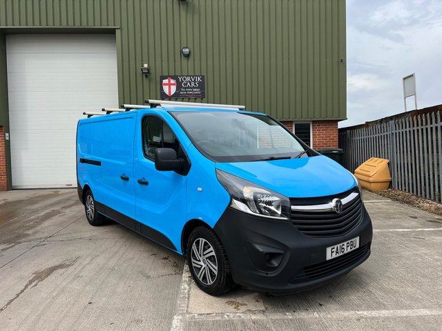 2016 16 Vauxhall Vivaro 1.6 2900 L2H1 CDTI P/V S/S 118 BHP