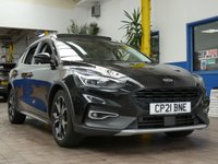USED 2021 21 FORD FOCUS ACTIVE 1.5 X VIGNALE ECOBLUE 5d 119 BHP TOP OF THE RANGE BIG SPEC B AND O SOUND HEAD UP DISPLAY SAT NAV LEATHER HEATED SEATS AND STEERING REAR CAMERA CRUISE PARKING SENSORS STUNNING EXAMPLE