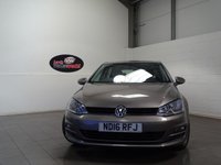 USED 2016 16 VOLKSWAGEN GOLF 1.4 MATCH EDITION TSI DSG BMT 5d 124 BHP SAT NAV CRUISE PARK SENSORS ONLY 28000 MILES