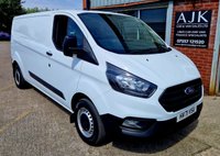 USED 2021 71 FORD TRANSIT CUSTOM 2.0 300 LEADER P/V ECOBLUE 129 BHP LWB, 12 MONTH MOT, EURO 6