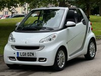 USED 2011 11 SMART FORTWO CABRIO 1.0 PASSION MHD 2d 71 BHP 