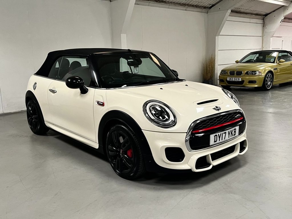 USED 2017 17 MINI CONVERTIBLE 2.0 JOHN COOPER WORKS 2d 228 BHP &pound;10,115 FACTORY FIT UPGRADES !