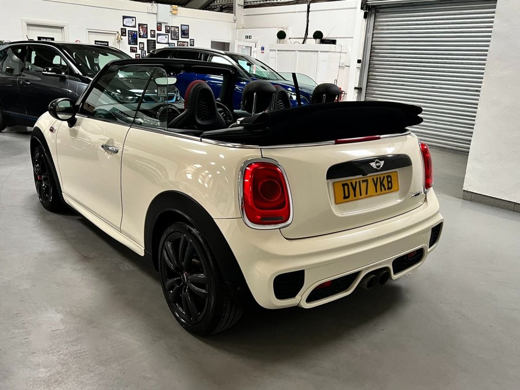 USED 2017 17 MINI CONVERTIBLE 2.0 JOHN COOPER WORKS 2d 228 BHP &pound;10,115 FACTORY FIT UPGRADES !