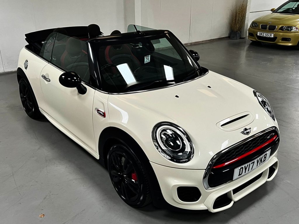 USED 2017 17 MINI CONVERTIBLE 2.0 JOHN COOPER WORKS 2d 228 BHP &pound;10,115 FACTORY FIT UPGRADES !
