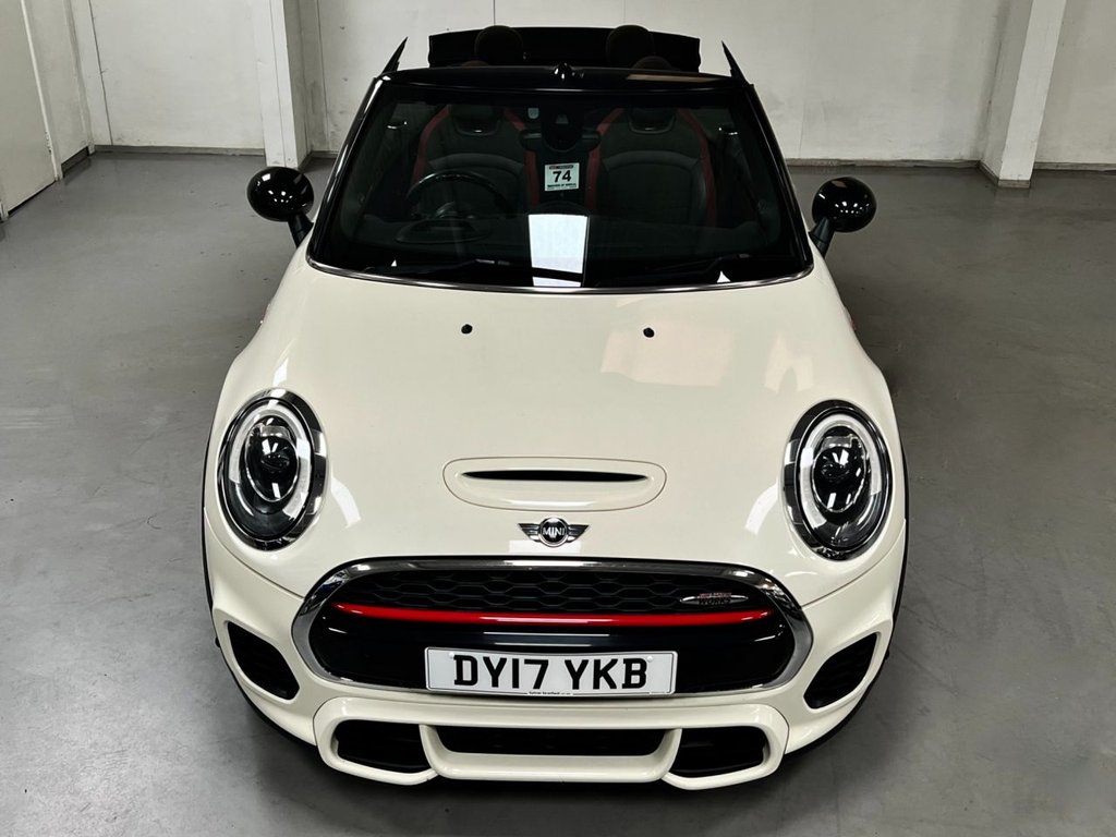 USED 2017 17 MINI CONVERTIBLE 2.0 JOHN COOPER WORKS 2d 228 BHP &pound;10,115 FACTORY FIT UPGRADES !