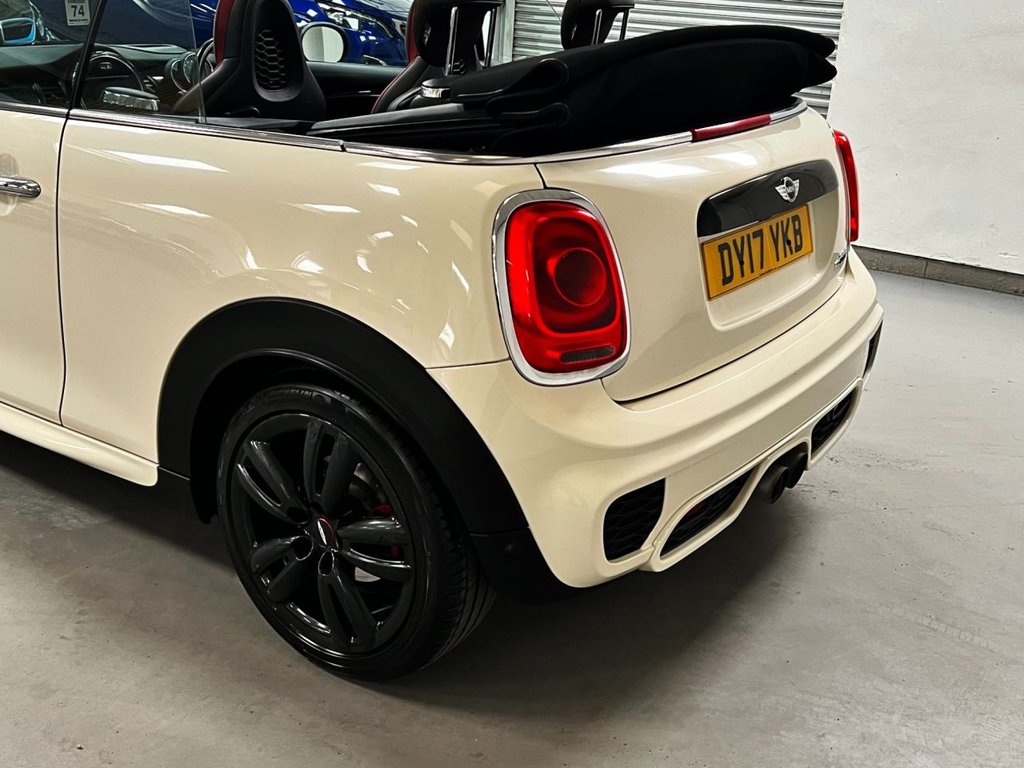 USED 2017 17 MINI CONVERTIBLE 2.0 JOHN COOPER WORKS 2d 228 BHP &pound;10,115 FACTORY FIT UPGRADES !