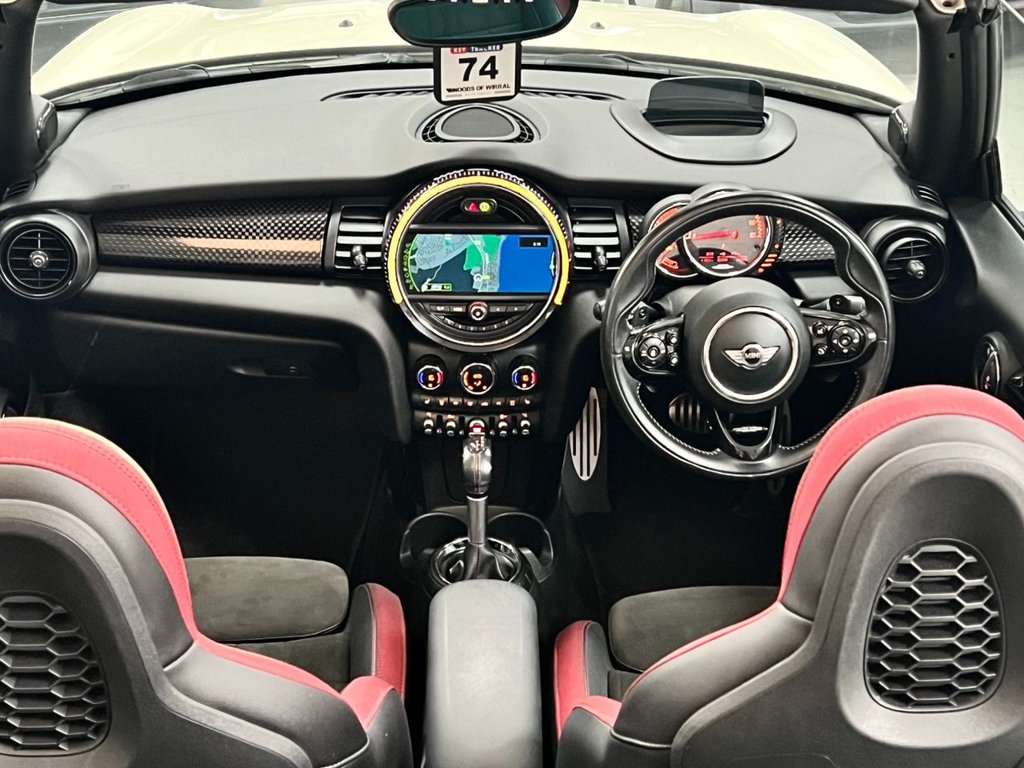 USED 2017 17 MINI CONVERTIBLE 2.0 JOHN COOPER WORKS 2d 228 BHP &pound;10,115 FACTORY FIT UPGRADES !