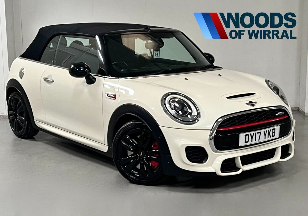 USED 2017 17 MINI CONVERTIBLE 2.0 JOHN COOPER WORKS 2d 228 BHP &pound;10,115 FACTORY FIT UPGRADES !