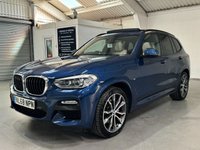 USED 2018 68 BMW X3 3.0 XDRIVE30D M SPORT 5d 261 BHP PAN ROOF+SPORT PLUS PACK+H/KAR