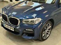 USED 2018 68 BMW X3 3.0 XDRIVE30D M SPORT 5d 261 BHP PAN ROOF+SPORT PLUS PACK+H/KAR