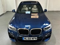 USED 2018 68 BMW X3 3.0 XDRIVE30D M SPORT 5d 261 BHP PAN ROOF+SPORT PLUS PACK+H/KAR