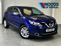 USED 2014 14 NISSAN QASHQAI 1.2 ACENTA PREMIUM DIG-T 5d 113 BHP 17" ALLOYS+SAT NAV+PAN ROOF