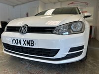 USED 2014 14 VOLKSWAGEN GOLF 1.6 SE TDI BLUEMOTION TECHNOLOGY 5d 103 BHP LOW RATE FINANCE AVAILABLE +  FREE12 MONTH RAC MEMBERSHIP + RAC PLATINUM WARRANTY INCLUDED