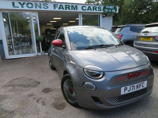 2021 71 Fiat 500e RED 3d 117 BHP ALL ELECTRIC AUTOMATIC