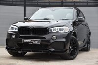 USED 2015 BMW X5 3.0 XDRIVE40D M SPORT 5d 309 BHP Full Service History | Individual Ruby Black | Electric Panoramic Sunroof | 360 Camera (Surround View) | Virtual Cokcpit | White Leather Seals | 7 Seater