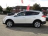 USED 2013 13 TOYOTA RAV4 2.2 D-4D ICON 5d 150 BHP Finished in WHITE PEARL METALLIC with Black trim. This Rav4 is a roomy family car with a spacious and well laid out interior. It also has plenty of high spec and with its adjustable rear seats makes it very versitile. Features include DAB Radio, B/Tooth, Power rear Boot, Rear View Camera,18" Alloys, Front and rear parking sensors and much more. Serviced at 18197 miles, 30007 miles, 37299 miles, 53691 miles and on arrival at 57702 miles.