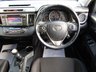 USED 2013 13 TOYOTA RAV4 2.2 D-4D ICON 5d 150 BHP Finished in WHITE PEARL METALLIC with Black trim. This Rav4 is a roomy family car with a spacious and well laid out interior. It also has plenty of high spec and with its adjustable rear seats makes it very versitile. Features include DAB Radio, B/Tooth, Power rear Boot, Rear View Camera,18" Alloys, Front and rear parking sensors and much more. Serviced at 18197 miles, 30007 miles, 37299 miles, 53691 miles and on arrival at 57702 miles.
