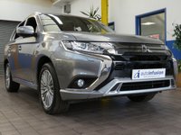 USED 2021 21 MITSUBISHI OUTLANDER 2.4 PHEV DYNAMIC 5d 222 BHP 4WD APP SAT NAV LEATHER HEATED SEATS REAR VIEW CAMERA 1 OWNER SERVICE HISTORY MITSUBISHI WARRANTY TILL MAY 2026