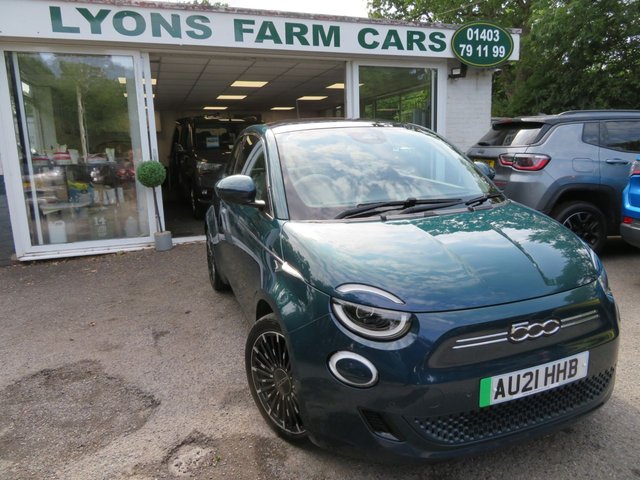 2021 21 Fiat 500e LA PRIMA 3d 117 BHP ALL ELECTRIC AUTOMATIC