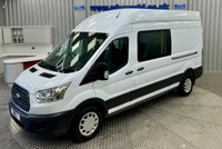 USED 2018 18 FORD TRANSIT 2.0 ECOBLUE 130 BHP 350 L3 H3 WELFARE CREW VAN MANUAL (EURO 6) WELFARE VAN