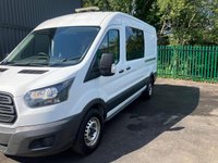 USED 2018 18 FORD TRANSIT 2.0 350 L3 H2 P/V 129 BHP Full Welfare Van, Kitchen, Night Heater, Toilet, 6 Passenger seats,