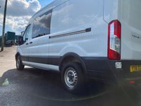 USED 2018 18 FORD TRANSIT 2.0 350 L3 H2 P/V 129 BHP Full Welfare Van, Kitchen, Night Heater, Toilet, 6 Passenger seats,