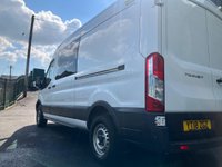 USED 2018 18 FORD TRANSIT 2.0 350 L3 H2 P/V 129 BHP Full Welfare Van, Kitchen, Night Heater, Toilet, 6 Passenger seats,