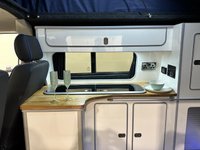 USED 2020 69 VOLKSWAGEN TDI CAMPERVAN 2.0 T28 TDI P/V LONG WHEEL BASE STARTLINE 101 BHP  LONG WHEELBASE T6 CAMPERVAN 4 berth, Cooker, LG Fridge Freezer, Diesel night heater, Air Conditioning.130AH Leisure Battery, VW Multi Media , Full Leather