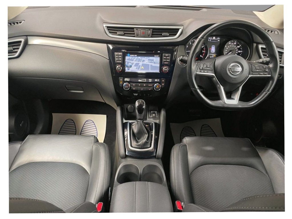 USED 2017 67 NISSAN QASHQAI 1.2 TEKNA DIG-T XTRONIC 5d 113 BHP SAT NAV+360 CAMERAS+PART LEATHER