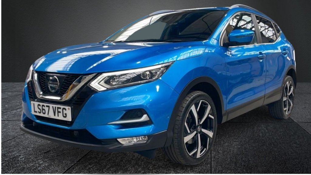 USED 2017 67 NISSAN QASHQAI 1.2 TEKNA DIG-T XTRONIC 5d 113 BHP SAT NAV+360 CAMERAS+PART LEATHER