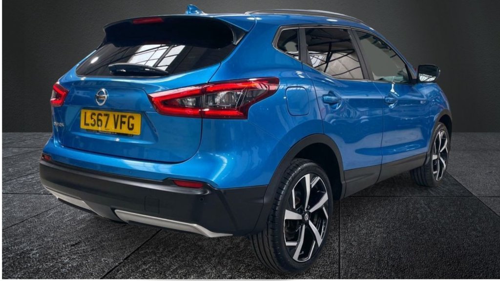 USED 2017 67 NISSAN QASHQAI 1.2 TEKNA DIG-T XTRONIC 5d 113 BHP SAT NAV+360 CAMERAS+PART LEATHER