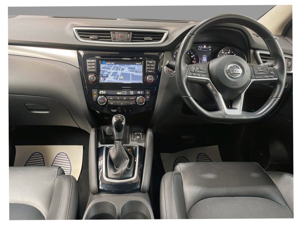 USED 2017 67 NISSAN QASHQAI 1.2 TEKNA DIG-T XTRONIC 5d 113 BHP SAT NAV+360 CAMERAS+PART LEATHER