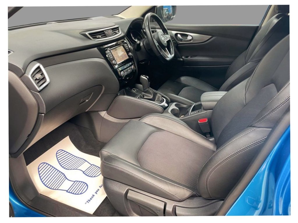 USED 2017 67 NISSAN QASHQAI 1.2 TEKNA DIG-T XTRONIC 5d 113 BHP SAT NAV+360 CAMERAS+PART LEATHER