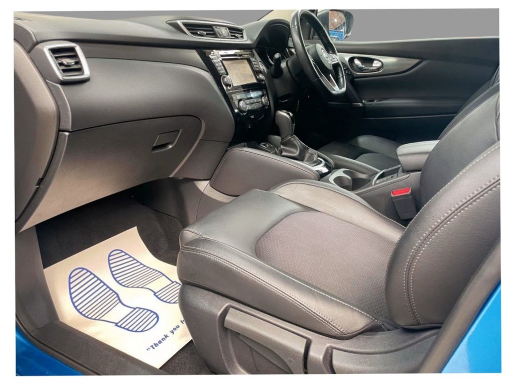 USED 2017 67 NISSAN QASHQAI 1.2 TEKNA DIG-T XTRONIC 5d 113 BHP SAT NAV+360 CAMERAS+PART LEATHER
