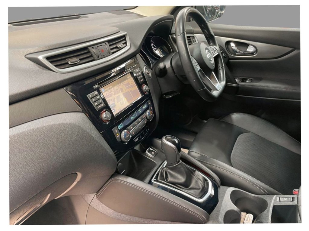 USED 2017 67 NISSAN QASHQAI 1.2 TEKNA DIG-T XTRONIC 5d 113 BHP SAT NAV+360 CAMERAS+PART LEATHER