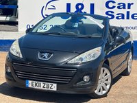 USED 2011 11 PEUGEOT 207 1.6 CC GT 2d 120 BHP A GREAT EXAMPLE INSIDE AND OUT