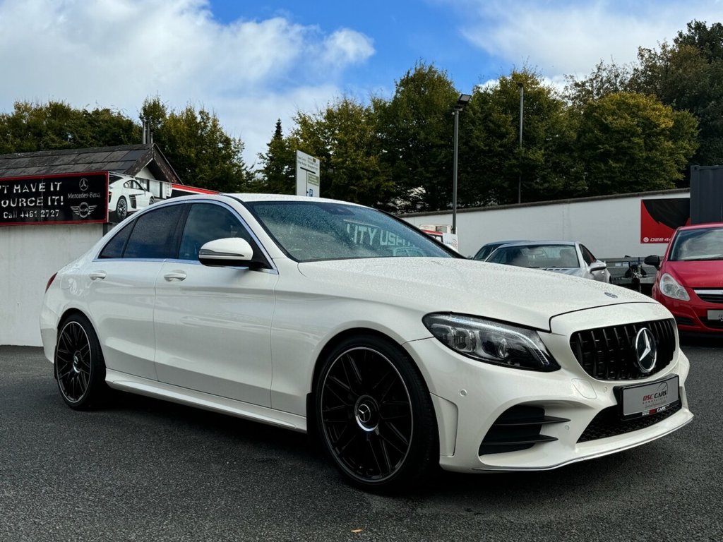 USED 2020 20 MERCEDES-BENZ C-CLASS 2.0 C 220 D AMG LINE PREMIUM 4d 192 BHP FULL AERO KIT & NEW 20" ALLOYS