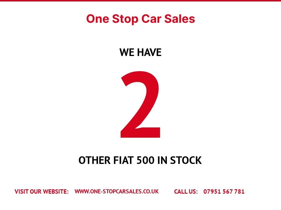 USED 2019 19 FIAT 500 1.2 120TH ANNIVERSARY 3d 69 BHP SAT NAV+PAN ROOF+APPLE CAR PLAY