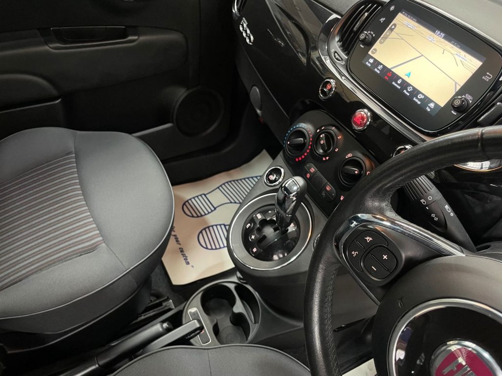 USED 2019 19 FIAT 500 1.2 120TH ANNIVERSARY 3d 69 BHP SAT NAV+PAN ROOF+APPLE CAR PLAY