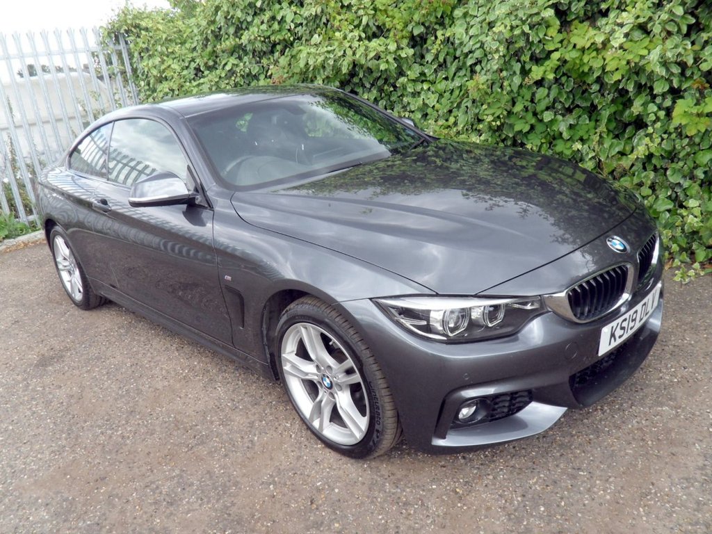 USED 2019 19 BMW 420 420I XDrive M Sport Coupe Low Miles Stunning Condition Full History 12 Month Warranty Heated Leather Harman Kardon HiFi