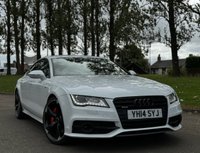 USED 2014 14 AUDI A7 3.0 TDI QUATTRO BLACK EDITION 5d 313 BHP OVER &pound;10500 worth of extras +  Advanced Technology pack +  Night vision assistant with pedestrian detection +  Head-up display +  Advanced key +  Deluxe 4-zone automatic climate control +  Audi parking system advanced (rear view camera) +  Mobile telephone preparation - High +  Ambient lighting +  Deluxe 4-zone automatic climate control +