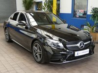 USED 2021 21 MERCEDES-BENZ C-CLASS 1.5 C 200 AMG LINE MHEV 4d 181 BHP SAT NAV LEATHER HEATED SEAT CRUISE OCNTROL PARKING SENSORS 1 OWER EXCELLENT SERVICE HISTORY WARRANTY