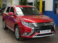 USED 2020 20 MITSUBISHI OUTLANDER 2.4 PHEV EXCEED SAFETY 5d 222 BHP SAT NAV LEATHER HEATED SEATS REAR VIEW CAMERA PARKING SENSORS 1 OWNER SERVICE HISTORY MITSUBISHI WARRANTY TILL JUNE 2025