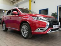 USED 2020 20 MITSUBISHI OUTLANDER 2.4 PHEV EXCEED SAFETY 5d 222 BHP SAT NAV LEATHER HEATED SEATS REAR VIEW CAMERA PARKING SENSORS 1 OWNER SERVICE HISTORY MITSUBISHI WARRANTY TILL JUNE 2025