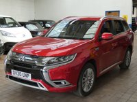 USED 2020 20 MITSUBISHI OUTLANDER 2.4 PHEV EXCEED SAFETY 5d 222 BHP SAT NAV LEATHER HEATED SEATS REAR VIEW CAMERA PARKING SENSORS 1 OWNER SERVICE HISTORY MITSUBISHI WARRANTY TILL JUNE 2025