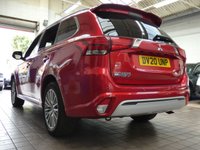 USED 2020 20 MITSUBISHI OUTLANDER 2.4 PHEV EXCEED SAFETY 5d 222 BHP SAT NAV LEATHER HEATED SEATS REAR VIEW CAMERA PARKING SENSORS 1 OWNER SERVICE HISTORY MITSUBISHI WARRANTY TILL JUNE 2025