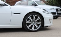 PRE-OWNED 2014 14 JAGUAR XK 5.0 PORTFOLIO 2d 380 BHP Polaris White, Full Black Leather Interior, 20" Orona Alloys (&pound;1025 option), Piano Black Veneer, 3 Spoke Heated Sports Steering Wheel (&pound;500 option), Bowers & Wilkins Audio System, Parking Camera, Electric Folding Mirrors, Heated and Cooled Seats, Heated Front Screen, Wind Deflector, Auto Headlights, Satellite Navigation, Bluetooth Phone, System, DAB Radio, Cruise Control, Keyless Entry, Suede Headlining, LED Taillights, LED Running Lights With Xenon Headlights, Rain Sensing Wipers, 16 Way Electr